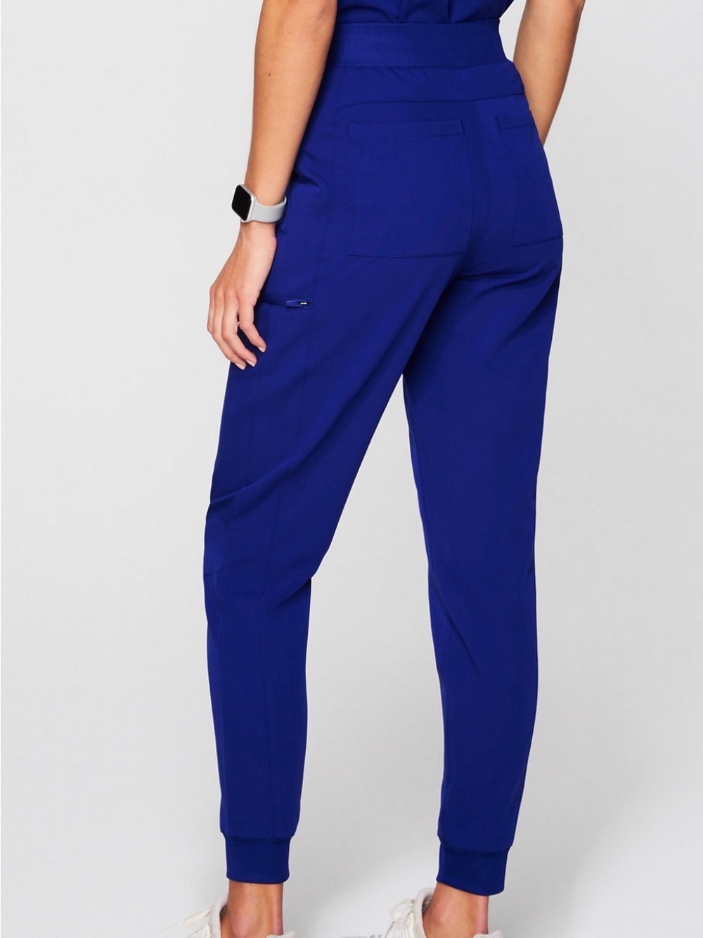 Fabletics Women's Scrub Set in Galaxy Blue small - Picture 2 of 3